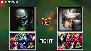 URGOT vs CAMILLE FULL BUILD FIGHT  18 LEVEL  1V1 amp League of Legends [upl. by Fevre230]