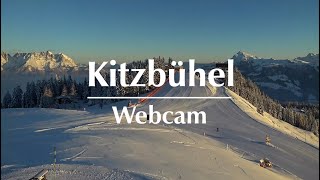 Webcam Kitzbühel – Perfekte Sicht auf Hahnenkamm Berg [upl. by Anyzratak218]