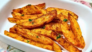 Air Fryer Potato Wedges  Healthy Air Fryer Recipe [upl. by Lahsiv]