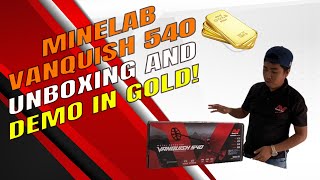 Minelab Vanquish 540  Unboxing and Demo in Gold [upl. by Willabella]