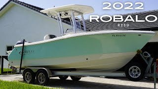 2022 Robalo R230  Blue Top Yachting [upl. by Nisa]