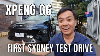 Real World Test Drive of RHD XPENG G6 in Sydney Australia 2024 [upl. by Aiceila120]