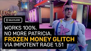 GTA 5  NEW FROZEN MONEY GLITCH via IMPOTENT RAGE 151 [upl. by Eisinger]