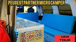 Peugeot Partner tepee brand new Micro Camper Conversion 2022 by microcamperconversions6721 [upl. by Casilde]