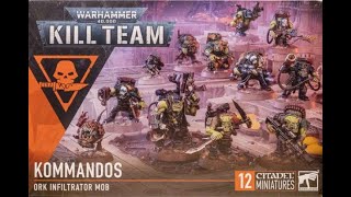 Imantando Ork Kommandos Warhammer 40000 Kill Team Warhammer 40K [upl. by Enaj]