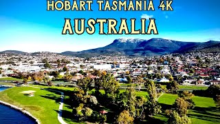 HobartTasmaniaAustralia 4K Drone [upl. by Sallyanne]