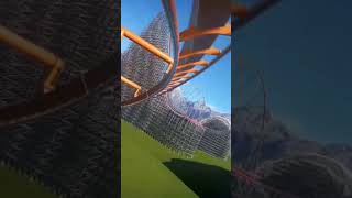 Onride inverted coaster rollercoaster planetcoaster [upl. by Ardnassak]