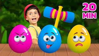 Mix  Surprise Eggs Kids Songs Compilation  BabyBillion  Nursery Rhymes [upl. by Wheaton763]