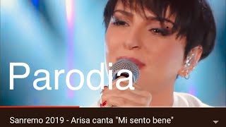 PARODIA “Mi sento bene” Arisa „TVB“ [upl. by Elocal]