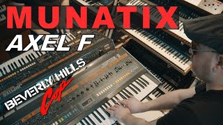 Axel F  Harold Faltermeyer cover by Munatix on two Roland Jupiter 8 s  Beverly Hills Cop [upl. by Sullecram252]