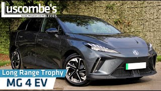 2022 MG 4 EV Long Range Trophy Handover Video  Luscombe MG Leeds [upl. by Bautram]