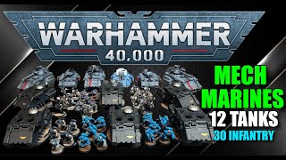 Mechanized Deathwatch SPACE MARINES Warhammer 40000 List Breakdown amp Tactics new40k [upl. by Cioban]