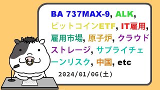 米国株への影響が考えられるニュースヘッドラインを聞き流し【20240106】 [upl. by Esimorp]