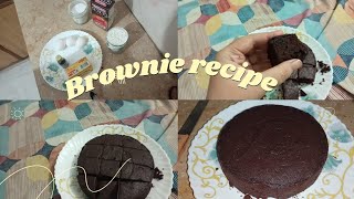 Soft n fudge brownie recipe without oven guide step by step 🍰🎂 meriumpervaiz brownie [upl. by Anet]