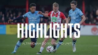 Highlights Altrincham 20 Southend United [upl. by Lorita]