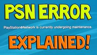 Why is PSN down Hacked  Playstation Network Maintenance Error 80710a06 Sony [upl. by Netsoj]