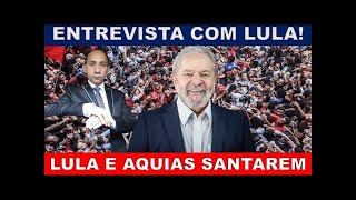 Aquias Santarém do Critica Brasil entrevista Lula [upl. by Ecirb]