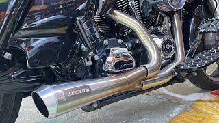 Bassani Road Rage 2 into 1 Exhaust  Baffle Wrap Removed [upl. by Mukerji240]