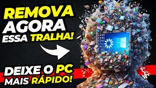 Como Remover Aplicativos INÚTEIS do Windows 1011 para Deixar o PC mais Rápido ATUALIZADO [upl. by Blondelle]