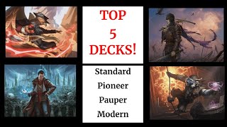 Meta Breakdown OCTOBER 2024  Standard Pioneer Pauper and Modern [upl. by Annawak]