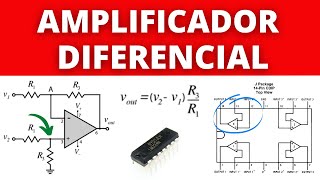 Aprende CÓMO Funciona un Amplificador DIFERENCIAL con OpAmps  Amplificador RESTADOR [upl. by Tacita]