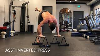 Parallette Workout For Lsit to Handstand [upl. by Lairret]