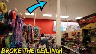 TRYING TO GET KICKED OUT OF TARGET MOANING SPEAKER PRANK [upl. by Deyas737]