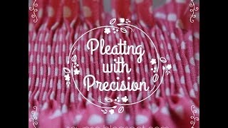 Pleating with Precision [upl. by Kohsa]