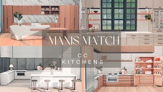 Favorite MAXIS MATCH CC Kitchens ✨  DOWNLOAD ✨ [upl. by Wardieu]