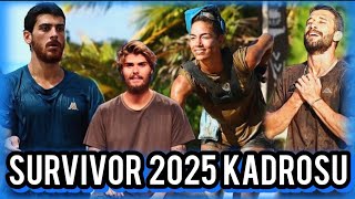 SURVİVOR 2025 KADROSUNUN NETLEŞEN YARIŞMACILARI KİMLER OLDU ❓ SÜRPRİZİ 2 FİNALİST survivor2025 [upl. by Karna]