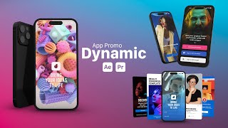 Dynamic App Promo After Effects Tutorial [upl. by Joette]