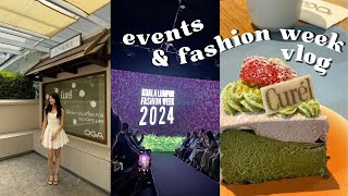 vlog🤍💄 attend a product launch event amp KL Fashion Week with me👗 [upl. by Ehcadroj]