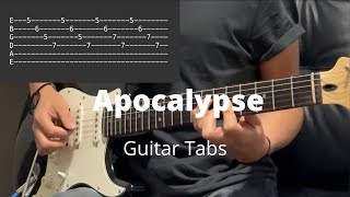 Apocalypse by Cigarettes After Sex  Guitar Tabs [upl. by Nho]