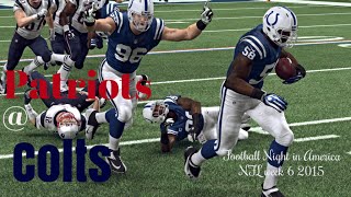 Madden NFL 16 Football Night in America Patriots40  Colts32 by DonDizzz [upl. by Innoc]