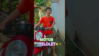 Motor Telolet Basuri✨🛵funny viralvideo shorts [upl. by Iborian530]