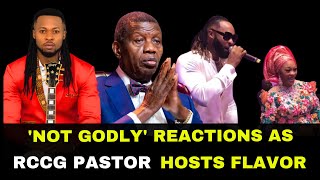 Not Godly Mixed Reactions As RCCG Pastor Hosts Singer Flavour At Birthday Party [upl. by Schifra]