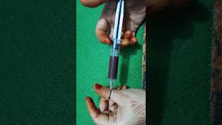 😍 How to make Injection Syringe Mehndi Cone shortvideo mehndi mehandikadesign [upl. by Canice745]