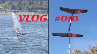 First time Windsurf foiling  Fanatic H9 foil [upl. by Rabin]