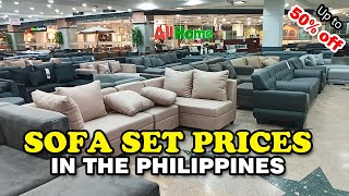 SOFA SET at ALLHOME I PRICES and LATEST DESIGN as of Dec 2021 [upl. by Adler627]