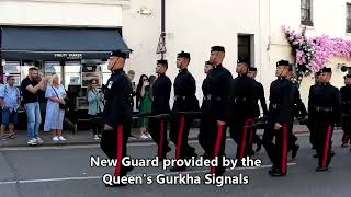 Windsor Castle Guard 09 May 2024 [upl. by Ramhaj727]