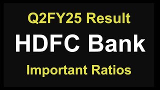 HDFC Bank Q2 results 2024  HDFC Bank share latest news  HDFC Bank Q2FY25 Results [upl. by Gare170]