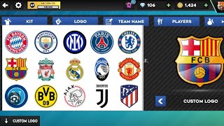 DLS 23  How import Barcelona logo and kits dls24 [upl. by Drahsar595]