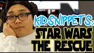 Kid Snippets quotStar Wars  The Rescuequot Imagined by Kids [upl. by Dnomyad]