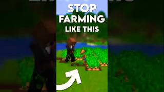 Easy working food farm minecraftfarm easyfarm possibleyt gamerfleet minecraftshorts [upl. by Haropizt]