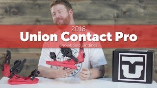 2018 Union Contact Pro Snowboard Bindings  Review [upl. by Amsirp]