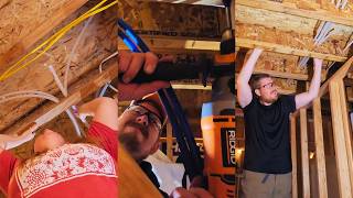 OffGrid Bathroom Pex Plumbing Install Kacie HATES Plumbing  Off Grid Cabin Build [upl. by Mettah]