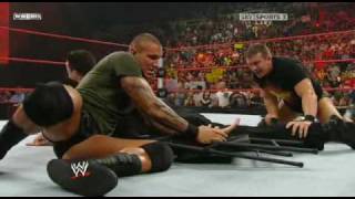 batista vs orton [upl. by Kcirdaed]