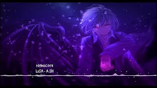 Nightcore LiSAASH Lyrics KanjiRomanji English [upl. by Lindell]