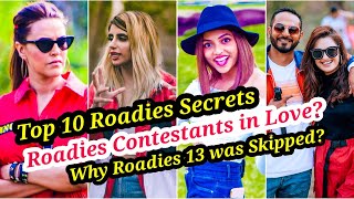 TOP 10 THE MOST AMAZING BEHIND THE SCENES SECRETS amp DRAMA OF ROADIES FROM LAST 17 YEARS [upl. by Clothilde]