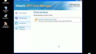 How to Video  Hitachi GPT Disk Manager for the 3TB internal hard drive [upl. by Faus]